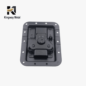 Large Black Steel Recessed Case Latch KM-LH-0021CD