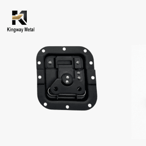 Medium Black Steel Recessed Case Latch KM-LH-0093CD