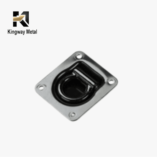 Black Steel roping eye with spring OT-0127CD