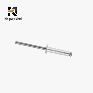 Al-Steel Grooved Rivet RV-4806-GVCZ (4.8mm,raw)-1