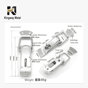Small Stainless Steel Case Latch KM-LH-0156-130SA