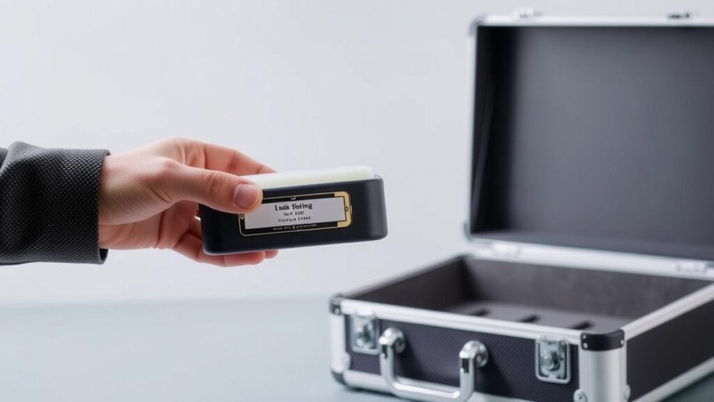 Medium Recessed Label Dish for Tour Case Labels | Kingway Metal Medium Recessed Label Dish For Tour Case Labels 0002 1024x576