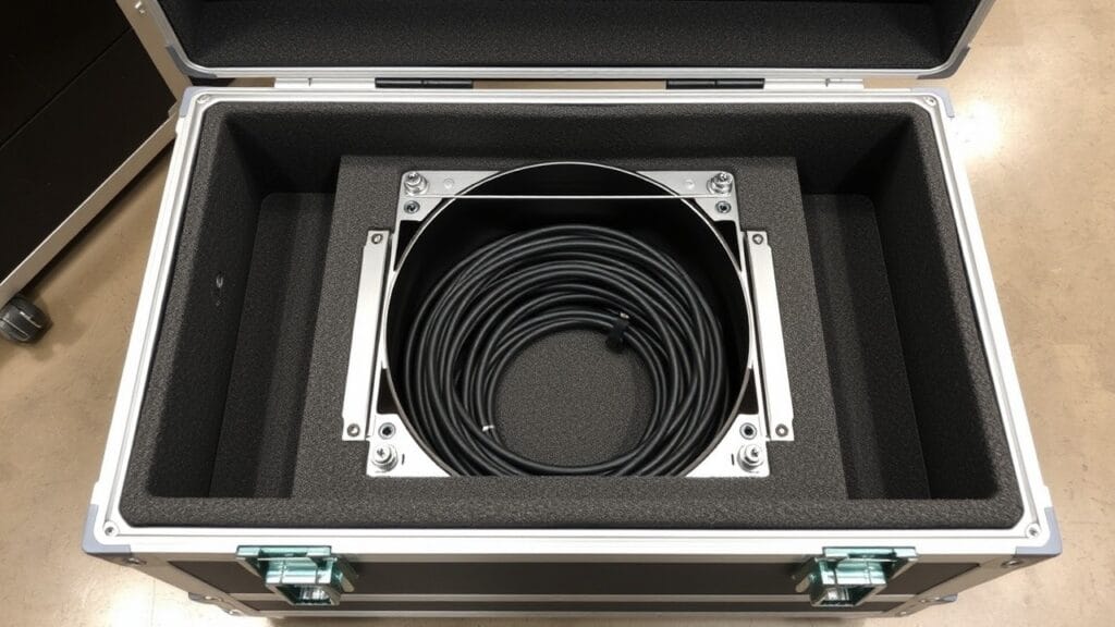 Recessed Cable Dish For Flight Case Design Use Cases And Benefits Kingway Metal 0007 1024x576