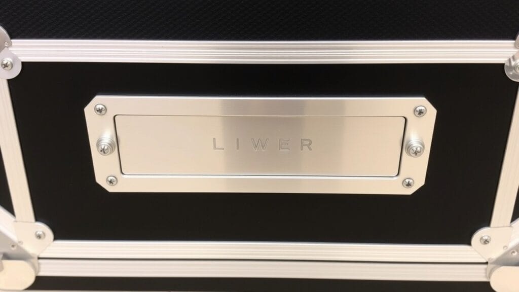 Recessed Label Dish for Case or Flightcase Labeling | Kingway Metal Recessed Label Dish For Case Or Flightcase Labeling Kingway Metal 0001 1024x576