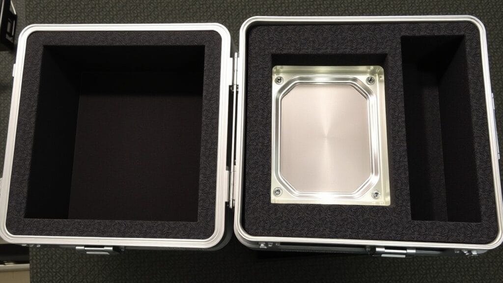 How to Fit Recessed Label Dish in Flight Case? how to fit recessed label dish in flight case 0001