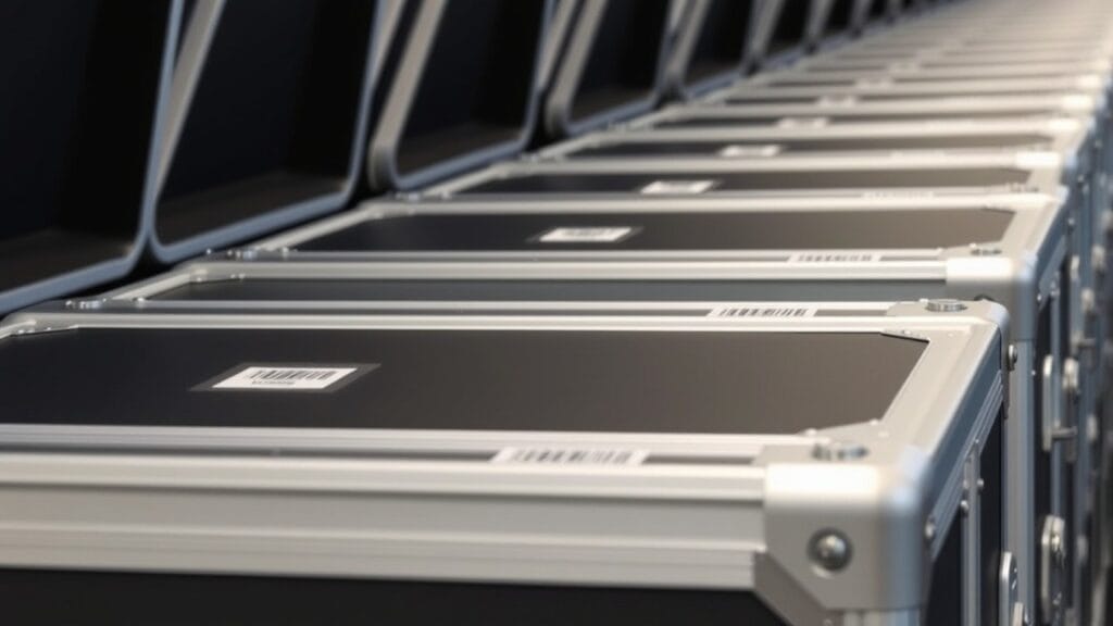 Equipment Labels: Barcode, Asset Tag, Flight Case Identification equipment labels barcode asset tag flight case identification 0001